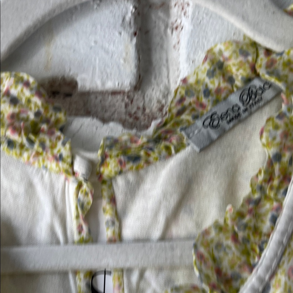 SILK Sunshine Floral Sleeveless Chiffon Camisole in Pale Yellow - Picture 4 of 13